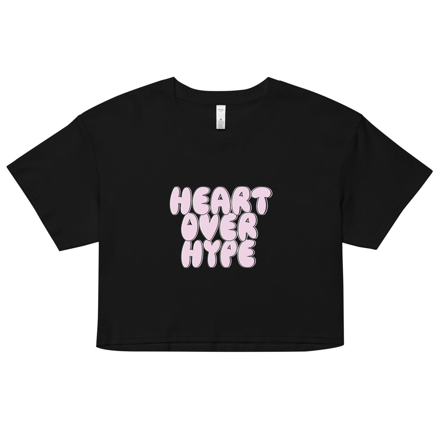 Hype Over Heart Crop Top - ROSALIE