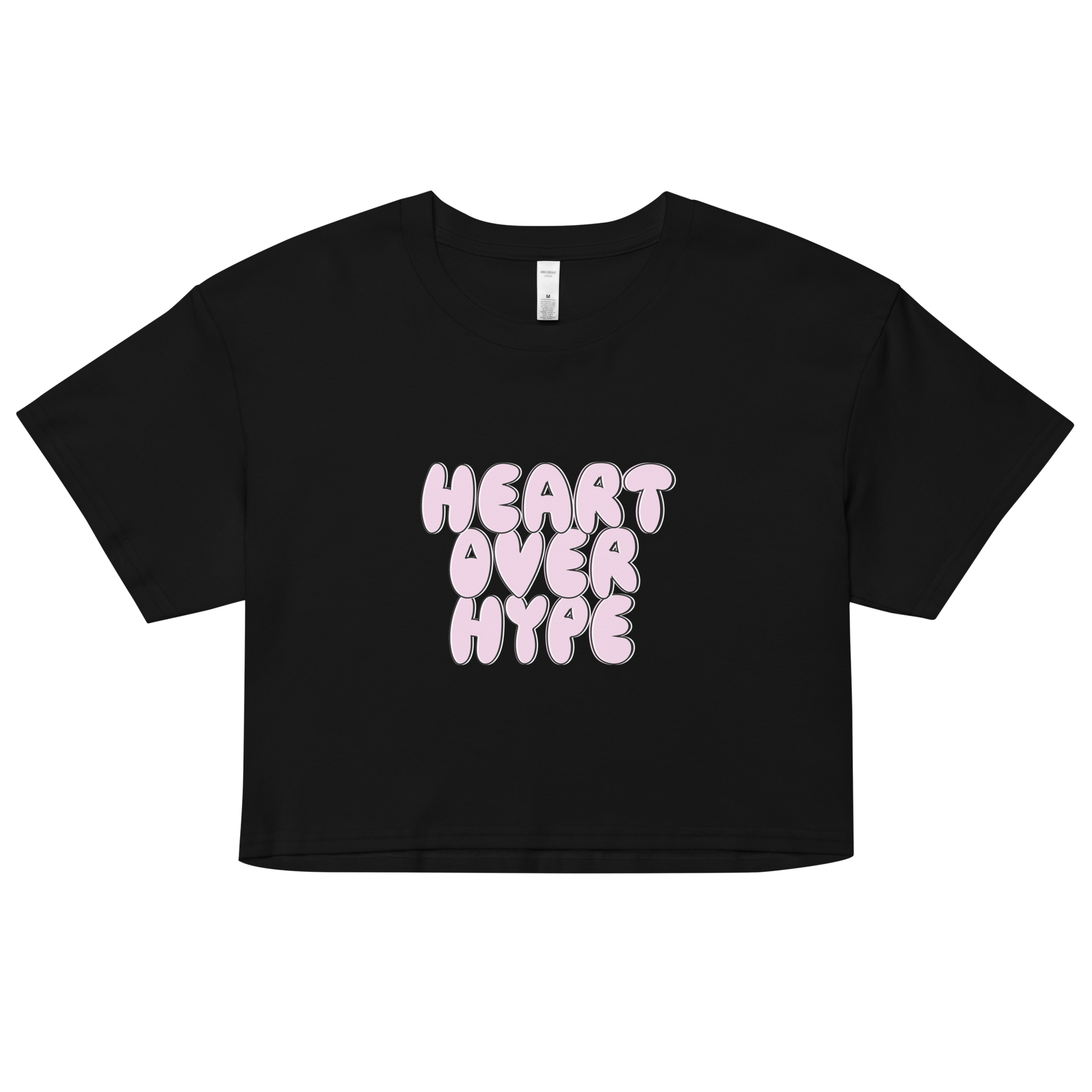 Hype Over Heart Crop Top - ROSALIE