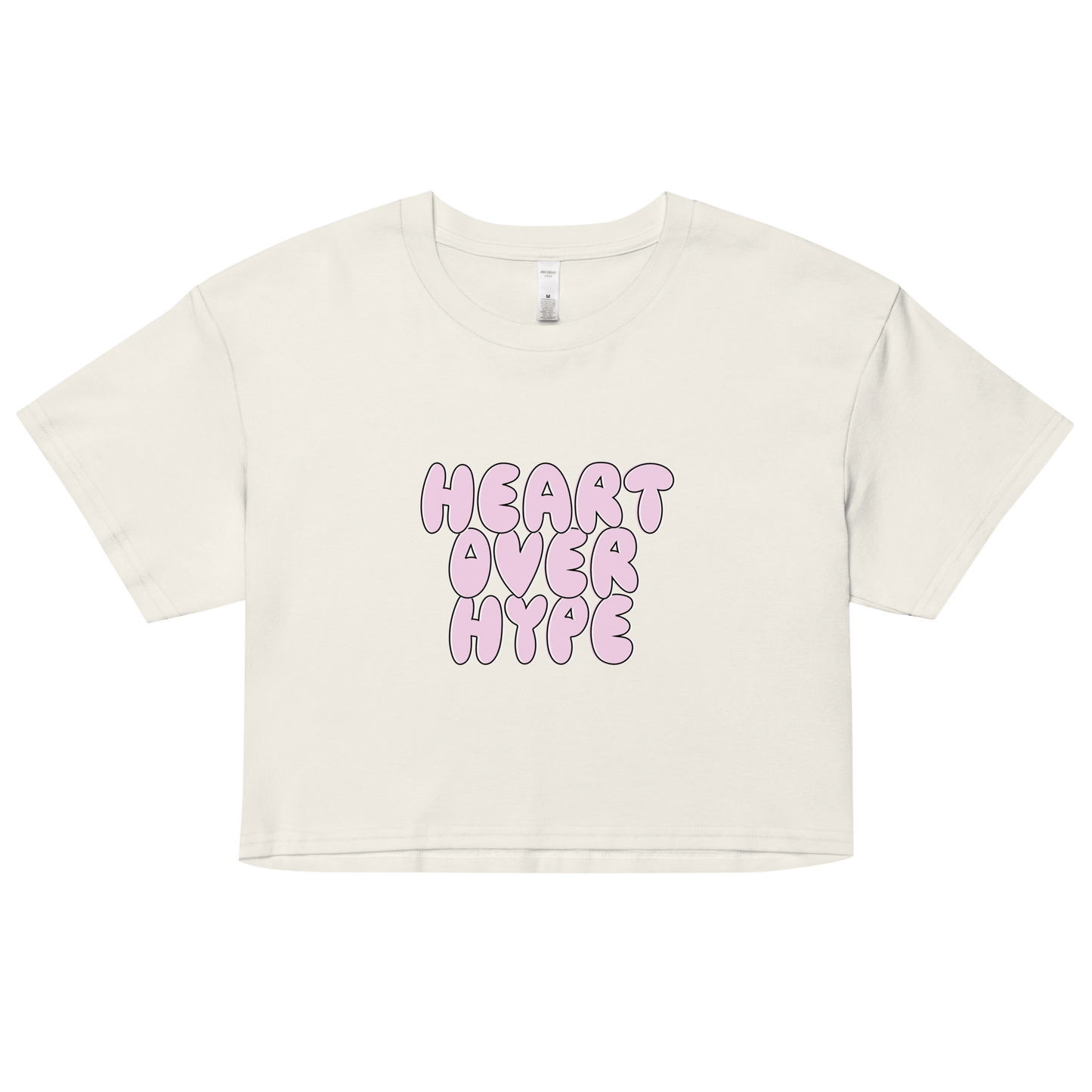 Hype Over Heart Crop Top - ROSALIE