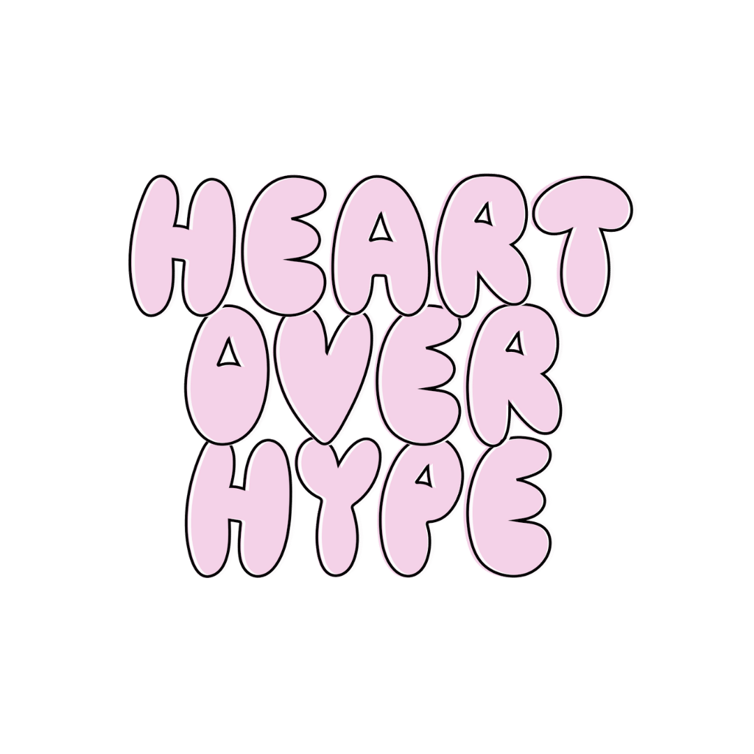 Hype Over Heart Crop Top - ROSALIE