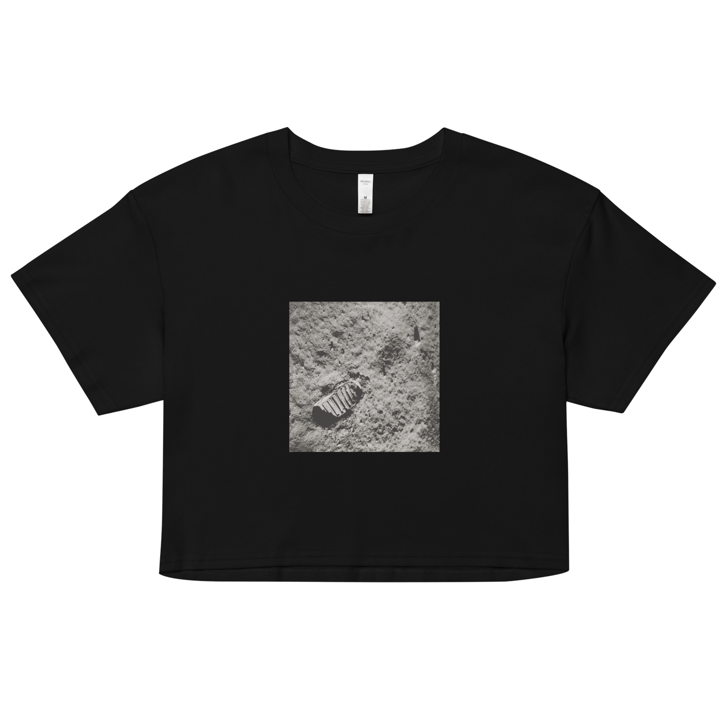 Lunar Footprint Dream Big Crop Top - ROSALIE