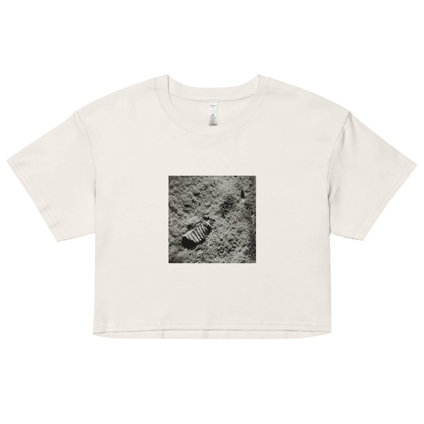 Lunar Footprint Dream Big Crop Top - ROSALIE