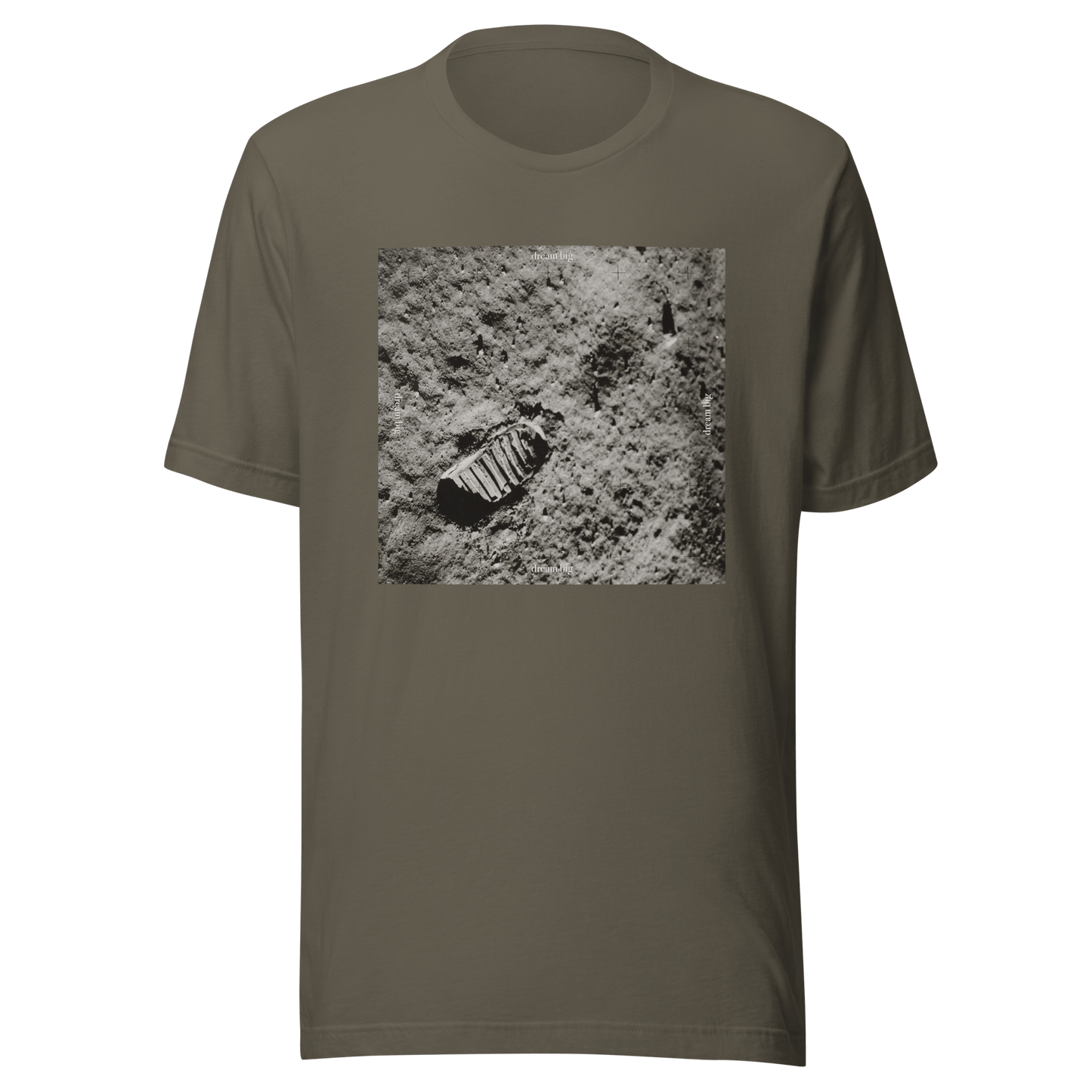 Lunar Footprint Dream Big T-Shirt - ROSALIE