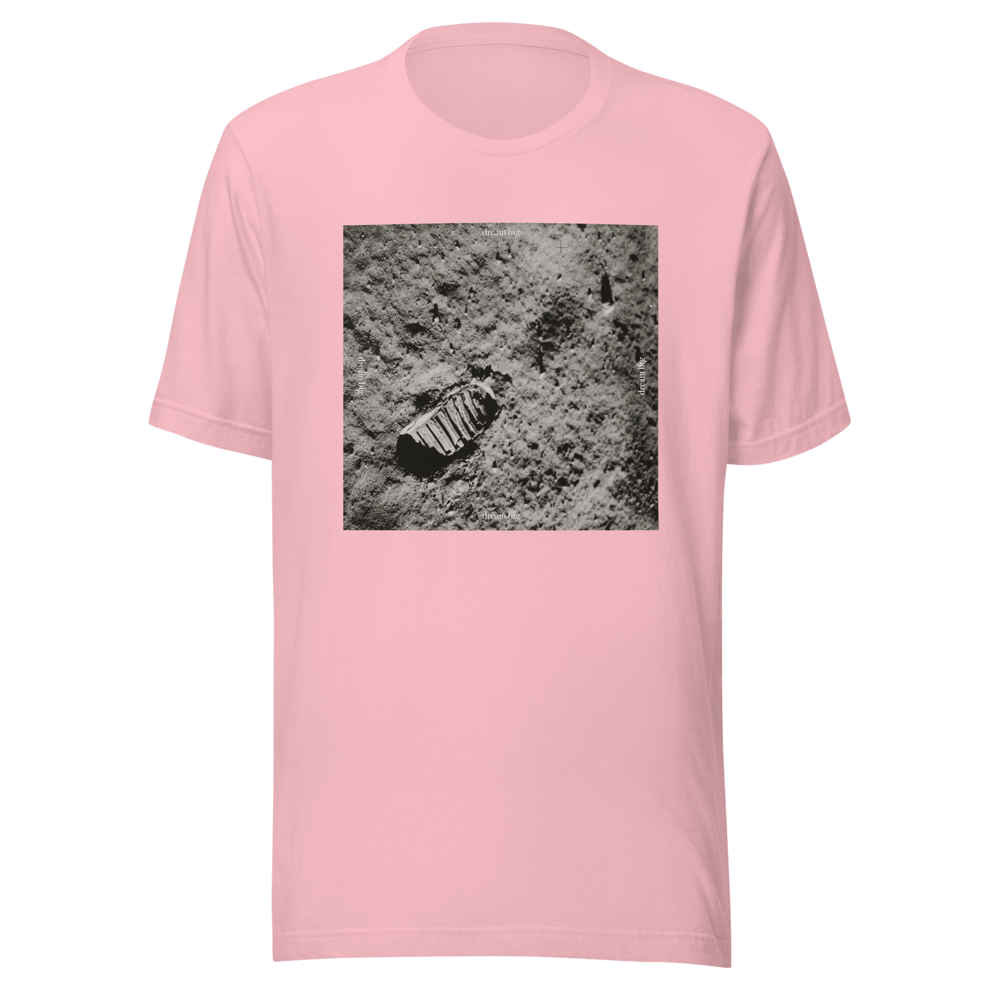 Lunar Footprint Dream Big T-Shirt - ROSALIE