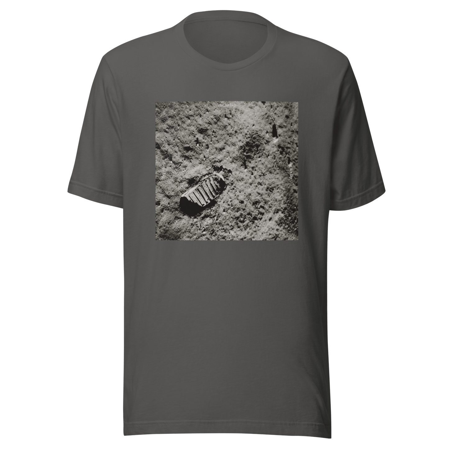 Lunar Footprint Dream Big T-Shirt - ROSALIE